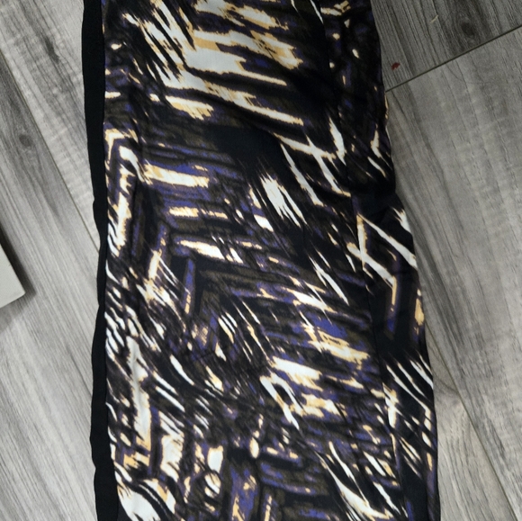 Banana Republic Printed Colorblock Jumpsuit  Sz 8 Skinny Fit Pockets - Picture 5 of 12